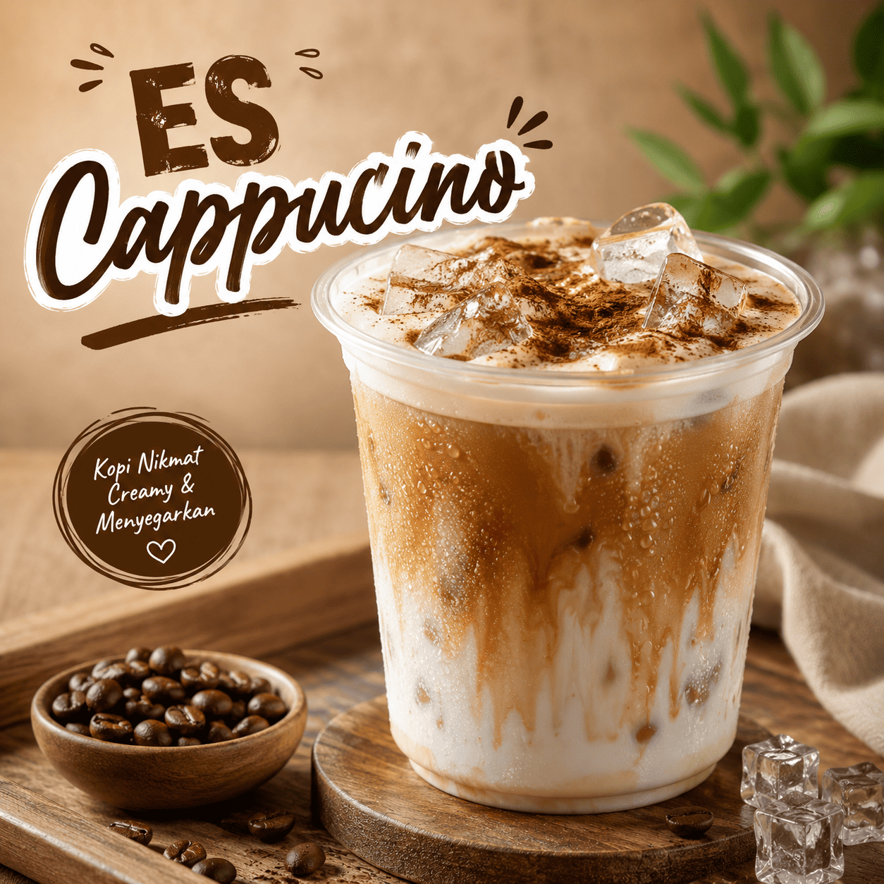 ES Cappucino Warkop 3D